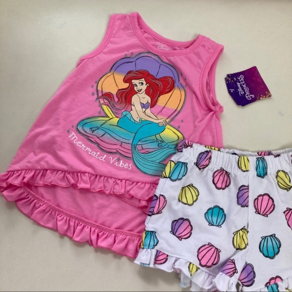 Disney Ariel cute shorts set - Picture 2 of 5
